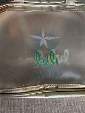 SALE 3 ITEMS FOR 20$ Luli Fama Cosmetic Pouch with Teal Logo